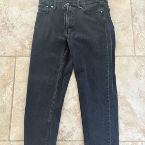 Calvin Klein Men's Dark Gray Straight Jeans